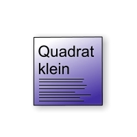 Handzettel Quadrat klein Offset
