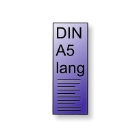 Handzettel DIN A5 lang Offset