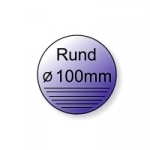 Handzettel Kreis Ø 100 mm 4/0-farbig