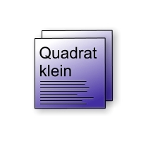 Handzettel Quadrat klein 4/4-farbig 350g BD matt, Cello glänzend