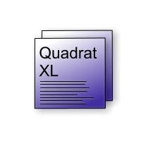 Handzettel Quadrat XL 4/4-farbig BD gl. 2-seitig UV-Lack gl.