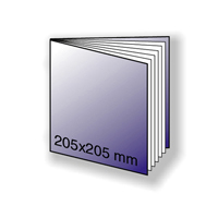 Quadrat 205x205mm