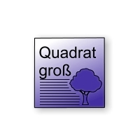 Handzettel Quadrat groß